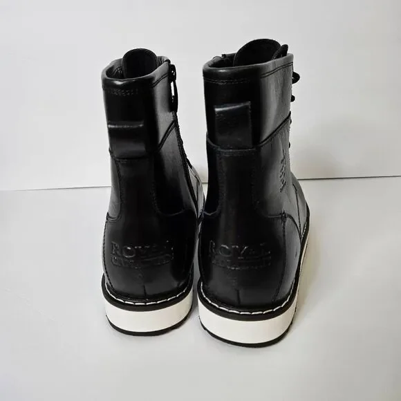 Royal Canadian men's black leather boots. Size 9. NWOB
